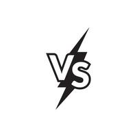 Inspiring logo designs from VS or Versus letters vector