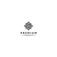 diseño de logotipo de mandala premium para su empresa vector
