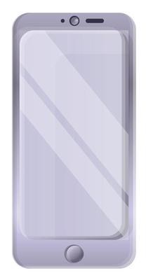 Smartphone icon, cartoon style