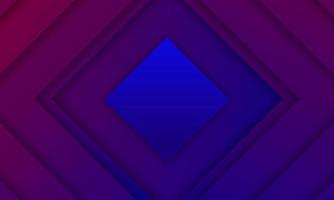 Abstract 3D Diamond papercut layer dark blue  background. Modern futuristic concept. vector