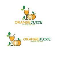 Oranges juice illustration vector