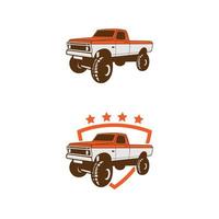 Truck logo illustration vector