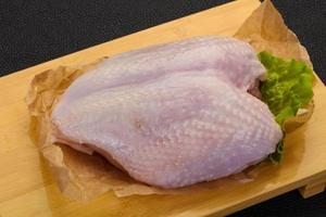 Raw chicken breast photo