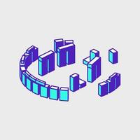 Stonehenge isometric vector icon illustration