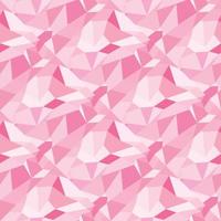 Pink abstract polygonal triangle mosaic pattern seamless background, Completely new template for your banner. vector