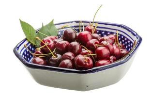 Sweet ripe cherry photo