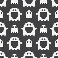 Ghost Halloween Seamless Pattern vector