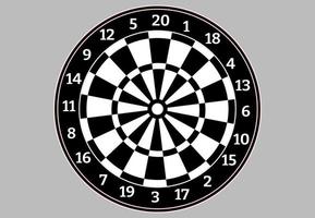 Dartboard With Dart SVG File Darts Vector Images Silhouette Clip Art Eps, Dart  Board Png Clipart Bullseye Target Practice 