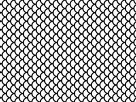 outline fish scale seamless pattern vector