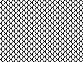 outline fish scale seamless pattern vector