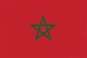 flag of kingdom marocco
