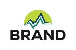 Abstract Mountain Logo, Business and Branding Logos. vector