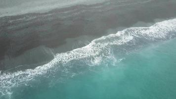 Moody day of mist and fog at the seaside at Kaikoura video