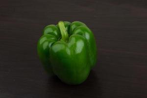 Green Bulgarian pepper photo