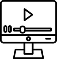 Vlog Vector Line Icon