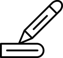 Pencil Vector Line Icon