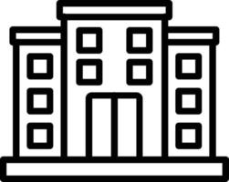 Biuilding Vector Line Icon