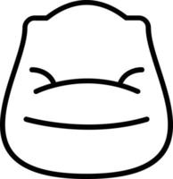Beanbag Vector Line Icon
