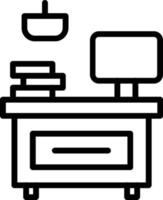 Workspace Vector Line Icon