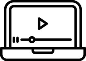 Video Marketing Vector Line Icon