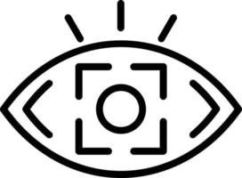 Focus  Vector Line Icon