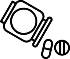 Drugs Vector Line Icon