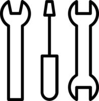 Tools Vector Line Icon