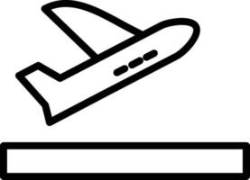 Departure Vector Line Icon