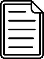 List Vector Line Icon