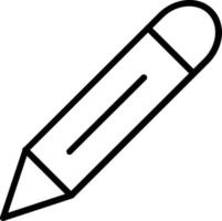 Pencil Vector Line Icon