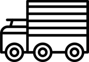 Logistics Vector Line Icon