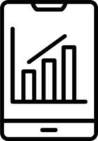 Graph  Vector Line Icon