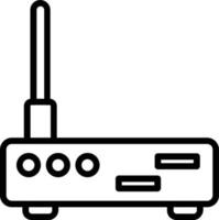 Router Vector Line Icon