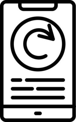 Refresh Vector Line Icon