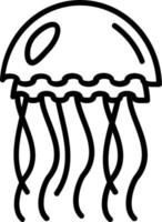 Star Fish Vector Line Icon