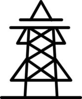 Pylon Vector Line Icon