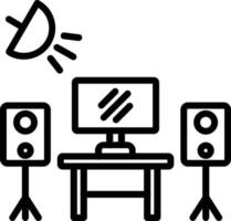 Studio Vector Line Icon