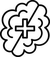 Mental Health Vector Line Icon