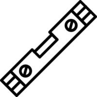 Spirit Level Vector Line Icon