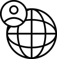 Global Vector Line Icon