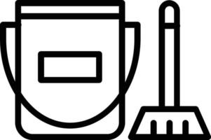 Cleaning Vector Line Icon
