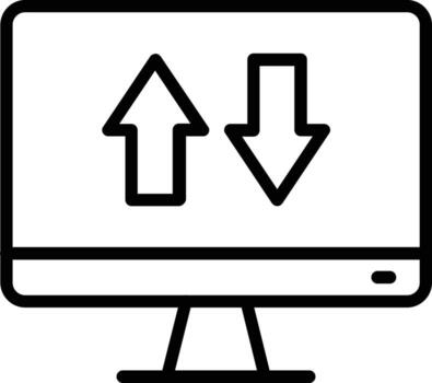 Data Visualization Vector Line Icon
