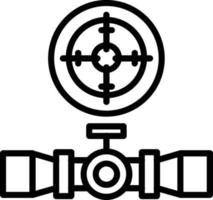 Scope  Vector Line Icon