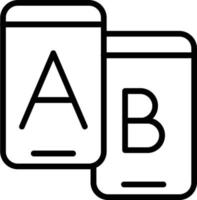 Ab Testing Vector Line Icon