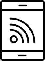 Rss Vector Line Icon