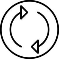 Return  Vector Line Icon