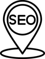 SEO Vector Line Icon