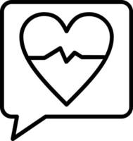 Heart Vector Line Icon