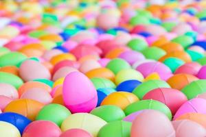 Juguete de huevos de Pascua de plástico para niños foto