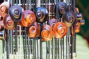 Leather small cowboy hat photo